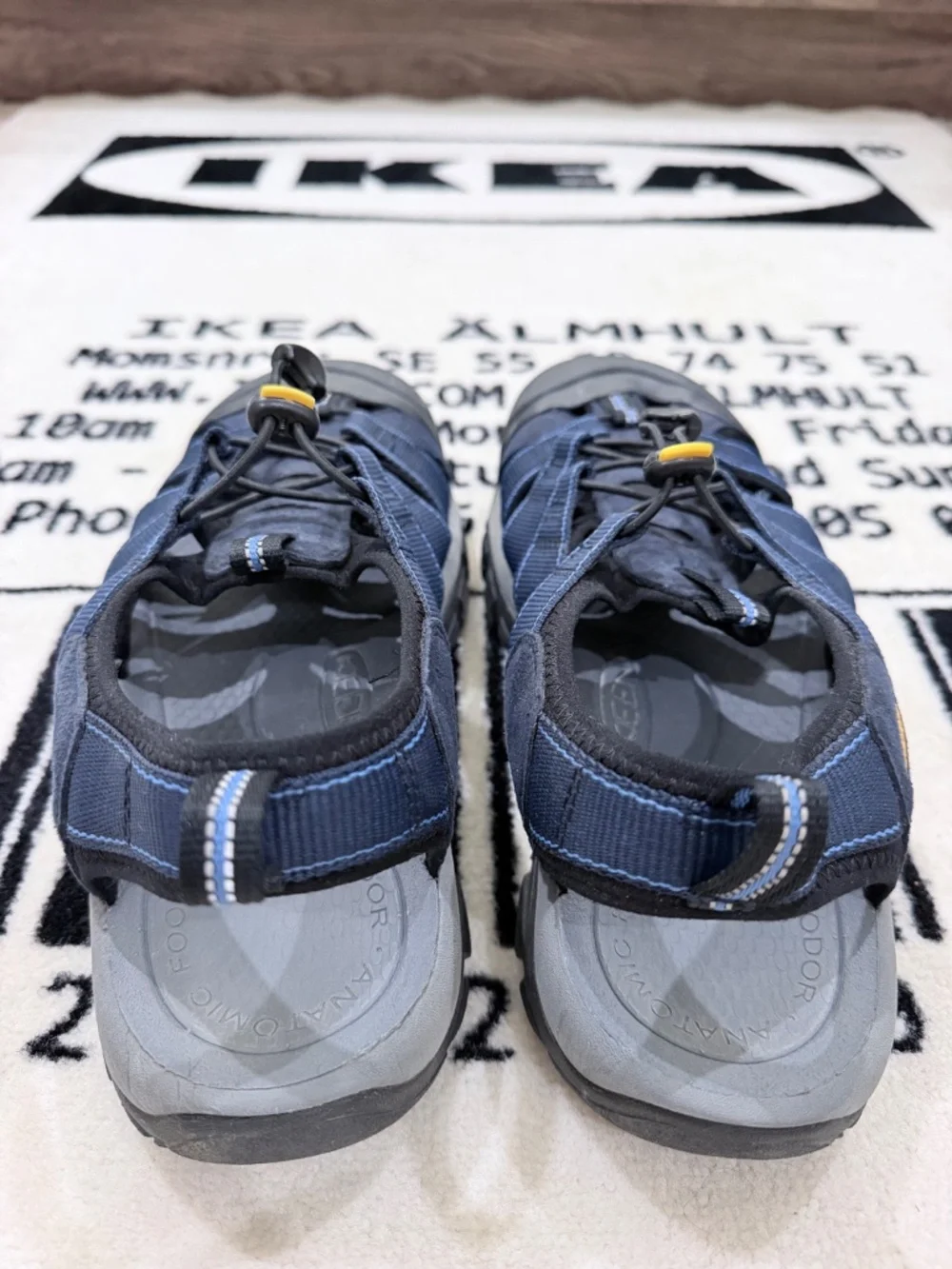 KEEN Newport H2 Closed Toe Sport Sandals - Navy Grey Black